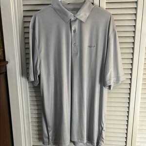 Greg Norman Collection Gray Polo Shirt Classic Comfort
